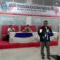 Teks Foto : Trainer Nasional Pelaku Ketangguhan Masyarakat dalam Program Desa/Kelurahan Tangguh Bencana, Syafri Nasution, memaparkan pentingnya pembentukan Desa Tangguh Bencana, pada acara sosialisasi di Aula Singapore line Kecamatan Sei Balai Kab. Batubara, Rabu (28/11/2018). (Foto : Istimewa)