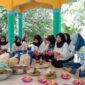 Para TKS RSUD Batubara saat menggelar syukuran di Keramat Kuba Keramat Batubara. (Istimewa)