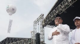 Calon Preside Republik Indonesia Prabowo Subianto Saat Pidato di Reuni 212