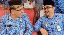 Wakil Bupati Oky Iqbal Trima dan Sekda Sakti Alam Siregar
