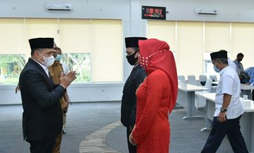 Direksi PDAM Tirta Tanjung Hafizullah Dilantik Bupati Zahir