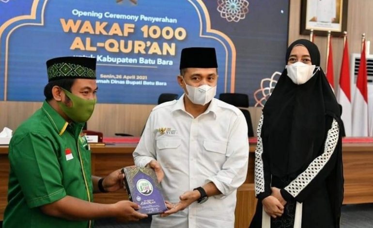 Zahir : Wakaf 1000 Al-Quran Jadi ladang Amal di Kabupaten Batubara