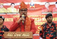 Ketua SOKSI Propinsi Sumatera Utara Sangkot Sirait