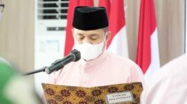 Bupati Zahir Saat membuka MTQ ke-XV Kabupaten Batubara 