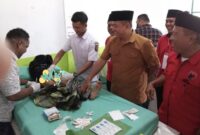 PDI P Gelar Sunat Massal, Zahir Harap Dukungan Suara dari Warga Tanjungtiram
