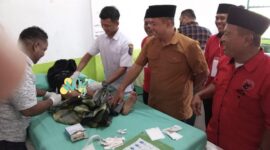 PDI P Gelar Sunat Massal, Zahir Harap Dukungan Suara dari Warga Tanjungtiram