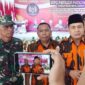 Bupati Batubara yang Juga Ketua MPO PP Batubara menyampaikan sambutannya usai acara Muscab V PP Batubara di Pendopo Serbaguna Simpang Dolok Kecamatan Datuk Lima Puluh. (Km)