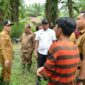 Bupati Batubara Zahir meninjau lokasi banjir dikelurkan Lima Puluh