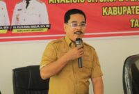Kepala Dinas PPKB Mahrani, SKM memimpin rapat Aksi 1 dan 2...