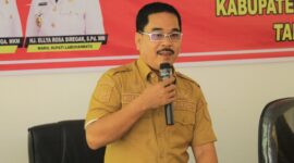Kepala Dinas PPKB Mahrani, SKM memimpin rapat Aksi 1 dan 2...