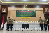 Teks foto : Kejari Sergai gelar Pasar Murah di lingkungan Kantor Kejari Sergai,Selasa (21/3/2023)
