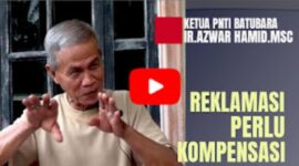 Ketua PNTI Kabupaten Batubara Azwar Hamid saat membahas tentang Reklamasi