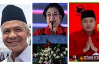 Ketum PDIP Megawati Soekarnoputri, Ganjar Pranowo dan Zahir