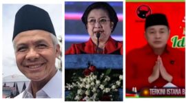 Ketum PDIP Megawati Soekarnoputri, Ganjar Pranowo dan Zahir