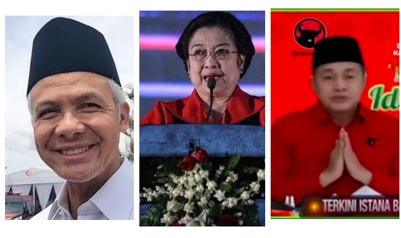 Ketum PDIP Megawati Soekarnoputri, Ganjar Pranowo dan Zahir