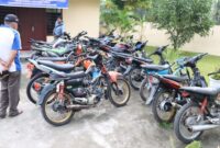 Ops Gabungan Polres Batubara Amankan 43 Septor Knalpot Brong Tanpa Dokumen..