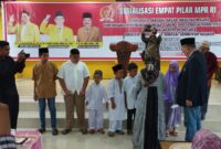 MPR-RI dan PRB Bersinergi saat menggelar kegiatan Sosialisasi Empat Pilar Kebangsaan di Labuhanbatu 