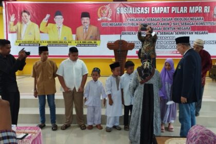 MPR-RI dan PRB Bersinergi saat menggelar kegiatan Sosialisasi Empat Pilar Kebangsaan di Labuhanbatu