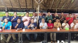 Pengurus Poslab Labuhanbatu saat menggelar buka puasa bersama 