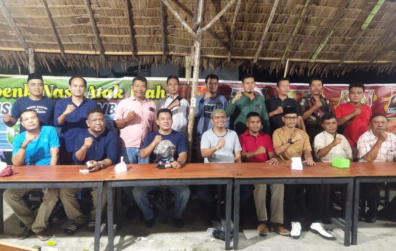 Pengurus Poslab Labuhanbatu saat menggelar buka puasa bersama 