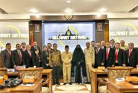 Badan Pengembangan Sumber Daya Manusia (BPSDM) Provinsi Sumatera Utara (Sumut) membawa peserta Pelatihan Kepemimpinan Nasional Tingkat II angkatan IX tahun 2023 melakukan visitasi (kunjungan) ke Kabupaten Magelang. Rombongan diterima langsung Sekretaris Daerah Kabupaten Magelang Adi Waryanto di Kantor Bupati Magelang, Jalan Soekarno Hatta Nomor 59 Kota Mugkid Magelang, Selasa (23/5/23).