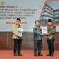 BUPATI Batubara Ir.H.Zahir, M.AP di tengah menerima LHP LKPD tahun 2022 Opini WTP dari BPK RI Perwakilan Provsu.LHP WTP ini kali kelima di terima Pemkab Batubara (tahun 2018 2019,2020,2021 dan 2022). (IST)....
