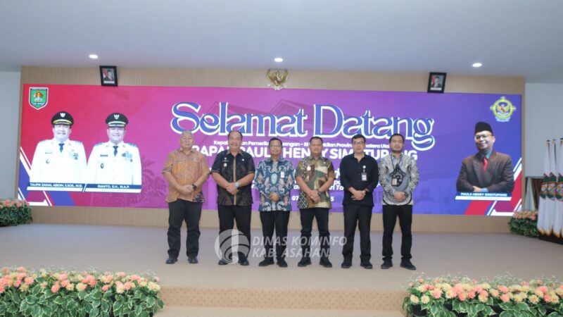Bupati Asahan saat menerima kunjungan kerja BPK RI Sumut.(foto/kominfoasahan).