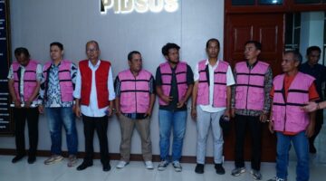 Kejatisu Tahan 8 Tersangka Korupsi Proyek Jalan Rp43,7 Miliar di Batubara