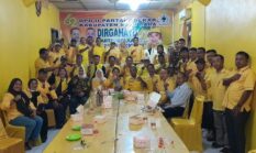 Potong Nasi Tumpeng dan Ziarah Makam Pahlawan, HUT ke-62 Golkar di Batubara Berlangsung Meriah